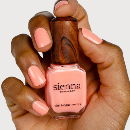 Sienna Byron Bay Nail Polish 10ml, Joy {Vibrant Peach}