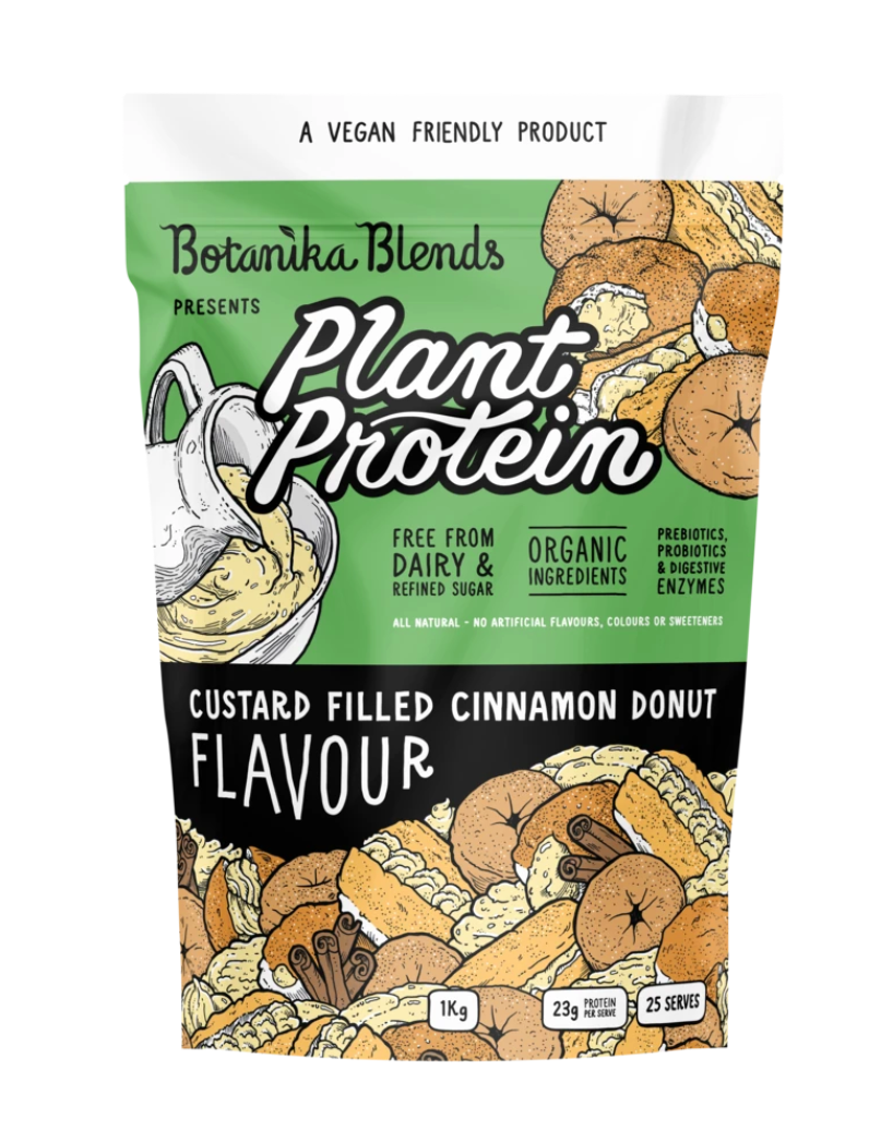 Botanika Blends Plant Protein 40g, 500g Or 1Kg Custard Filled Cinnamon Donut Flavour