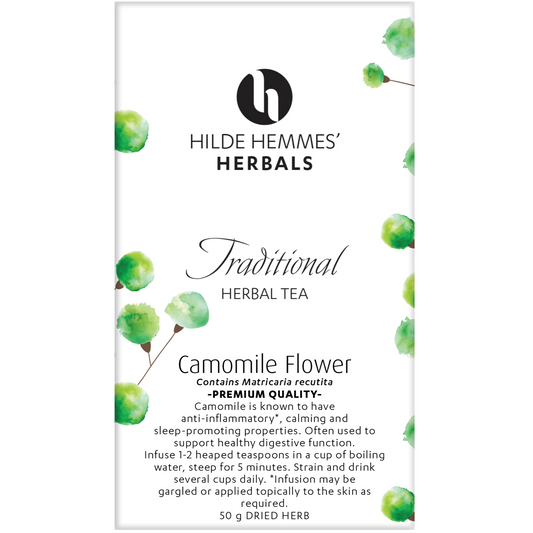 Hilde Hemmes Herbal's Tea 50g (Loose Leaf) Or 30 Tea Bags, Camomile Flower