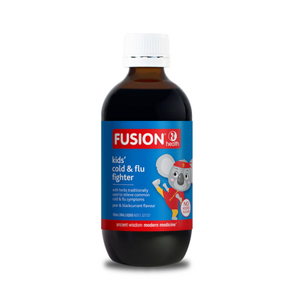 Fusion Health Kids Cold & Flu Fighter Liquid 100ml Or 200ml