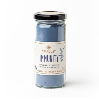 Mindful Foods Stardust Organic Blue Immunity Nutrient Powder 150g Or 600g, With Blue Spirulina & Butterfly Pea Powders