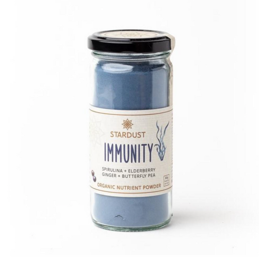 Mindful Foods Stardust Organic Blue Immunity Nutrient Powder 150g Or 600g, With Blue Spirulina & Butterfly Pea Powders