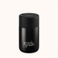 Frank Green Ceramic Reusable Cup 6oz Or 10oz, Midnight (Push Button Lid)