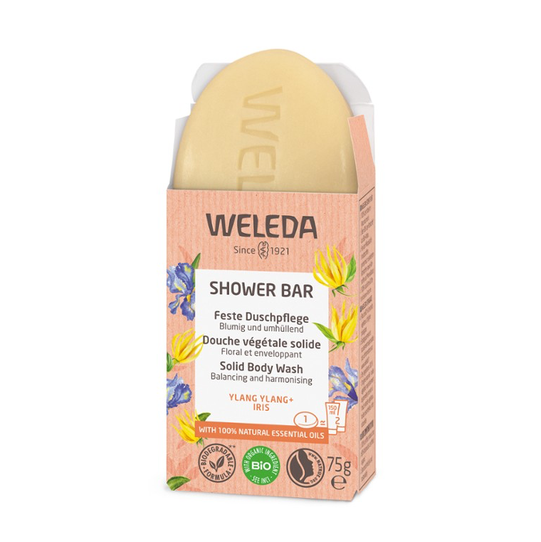 Weleda Shower Bar 75g, Ylang Ylang & Iris {Balancing & Harmonising}