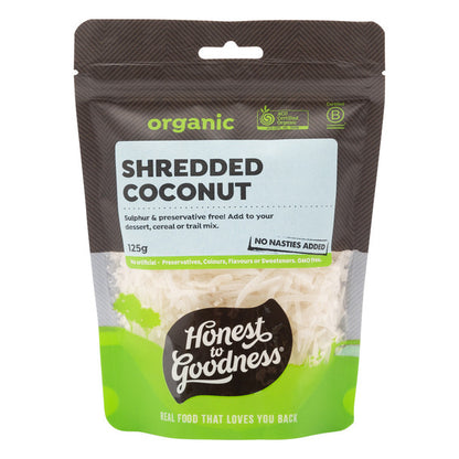 Honest To Goodness Shredded Coconut 125g Or 350g, Australian Certified Organic