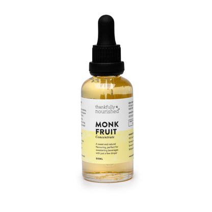 Thankfully Nourished Monk Fruit Concentrate 50ml Or 100ml, Great For Keto Baking