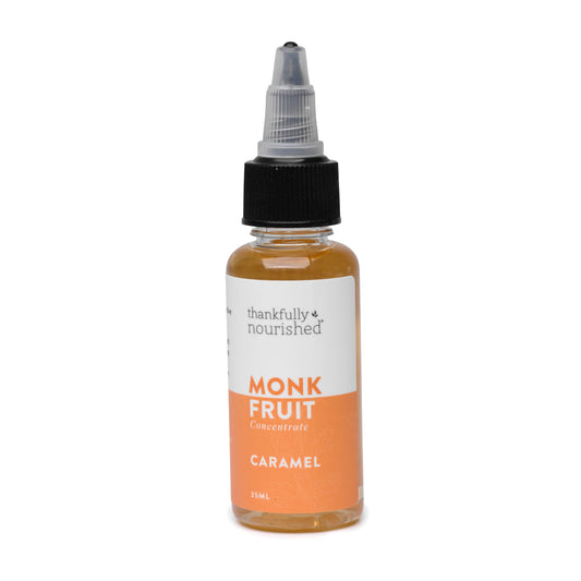 Thankfully Nourished Monk Fruit Concentrate 35ml, Caramel Flavour