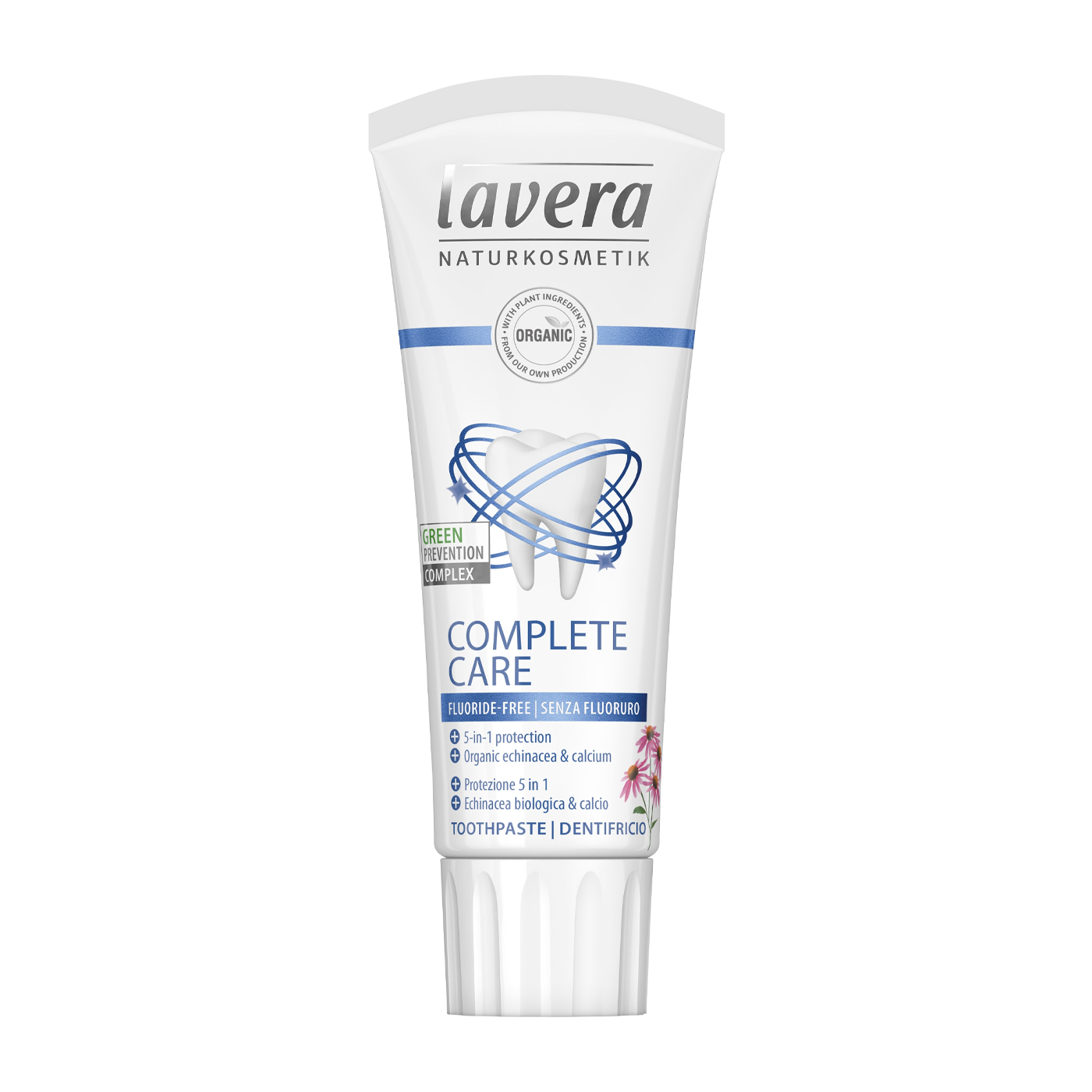 Lavera Toothpaste 75ml, Complete Care Fluoride Free