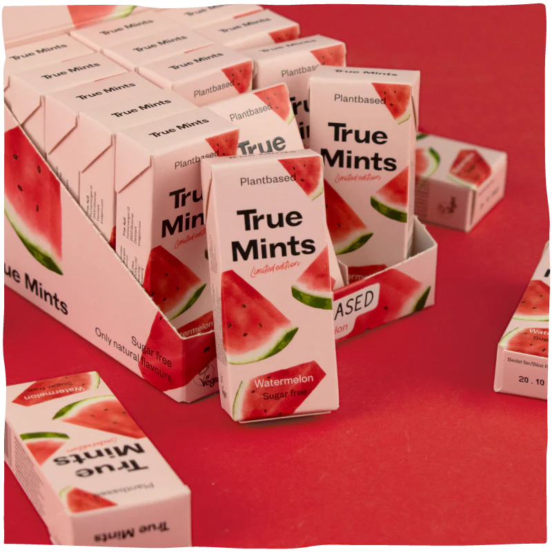 True Mints Sugar Free Mints A Single Pack (13g) Or A Box Of 18, Waterm