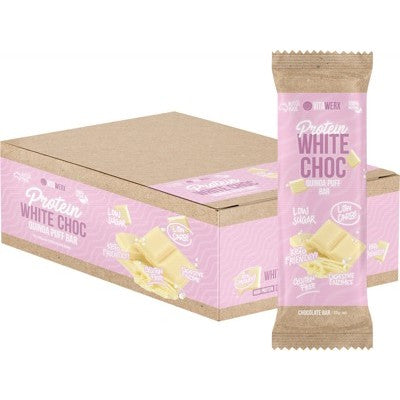 Vitawerx Protein White Chocolate Bar Quinoa Puff 35g or Box of 12