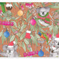 Earth Greetings Magic Pudding Australian Christmas Folded Wrapping Paper, Victoria McGrane Collection