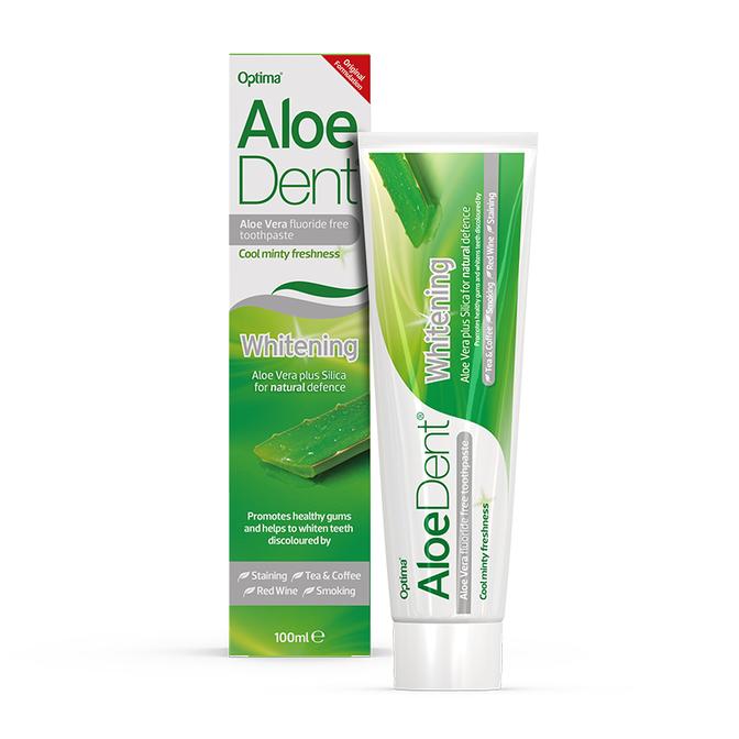 Aloe Dent Toothpaste, Whitening 100ml Fluoride Free