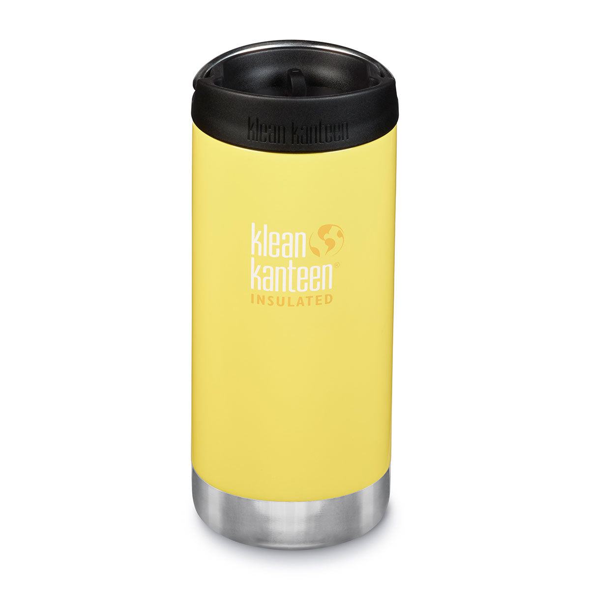 Klean Kanteen TKWide With Cafe Cap 12oz (355ml), Insulated (11 Hrs Hot, 38 Hrs Iced)