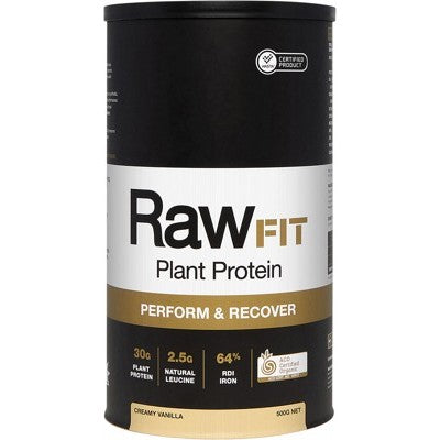 Amazonia RawFIT Plant Protein Perform & Recover 500g Or 1.25Kg, Creamy Vanilla Flavour