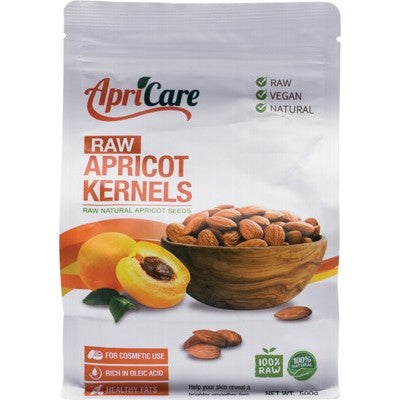 Apricare Apricot Kernels 500g Or 1Kg, Raw, Vegan & Natural