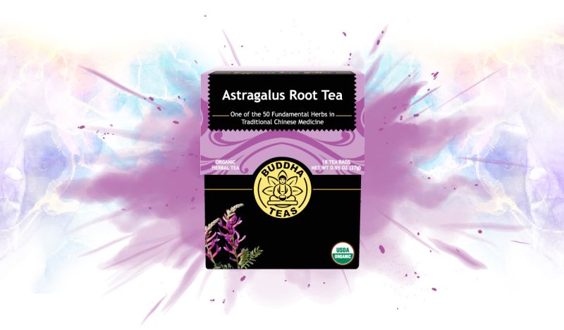 Buddha Teas Herbal Tea 18 Tea Bags, Traditional Chinese Astragalus Root Blend