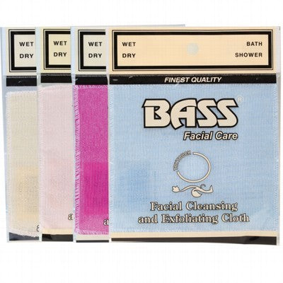 Bass Facial Care Exfoliating Facial Cloth, 1 Cloth Colours May Vary