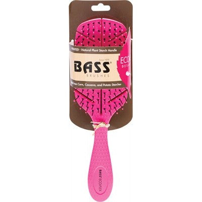 Bass Brushes Bio-Flex Detangler Hair Brush In Green, Pink Or Teal