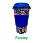 Luvin Life Bamboo Eco Travel Cup, 100% Biodegradable & BPA Free Please Choose Your Pattern