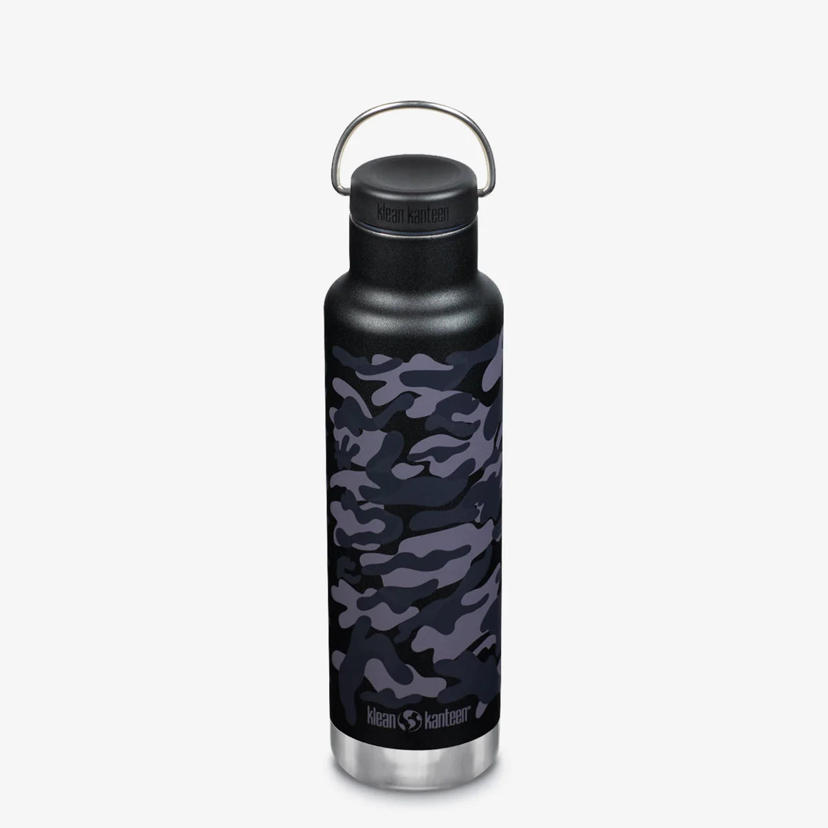 Klean Kanteen Classic With Vacuum Loop Cap With Bale 20oz (592ml), Insulated (24 Hrs Hot, 63 Hrs Iced)