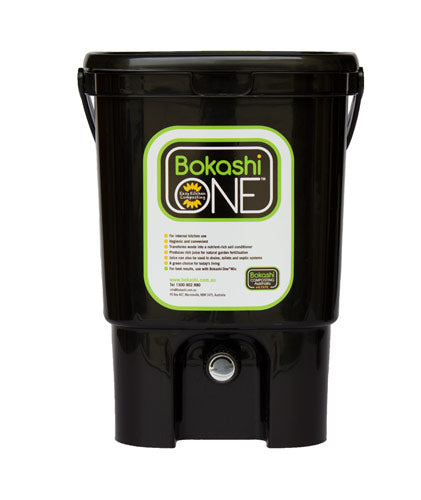 Bokashi Composting Bucket Black 20 Liters Plastic