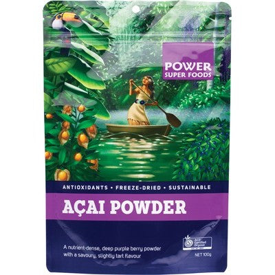 Power Super Foods Acai Powder "The Origin Series", 50g Or 100g