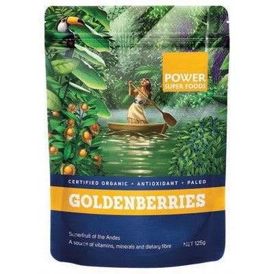 Power Super Foods Goldenberries "The Origin Series" 125g Or 225g Certified Organic