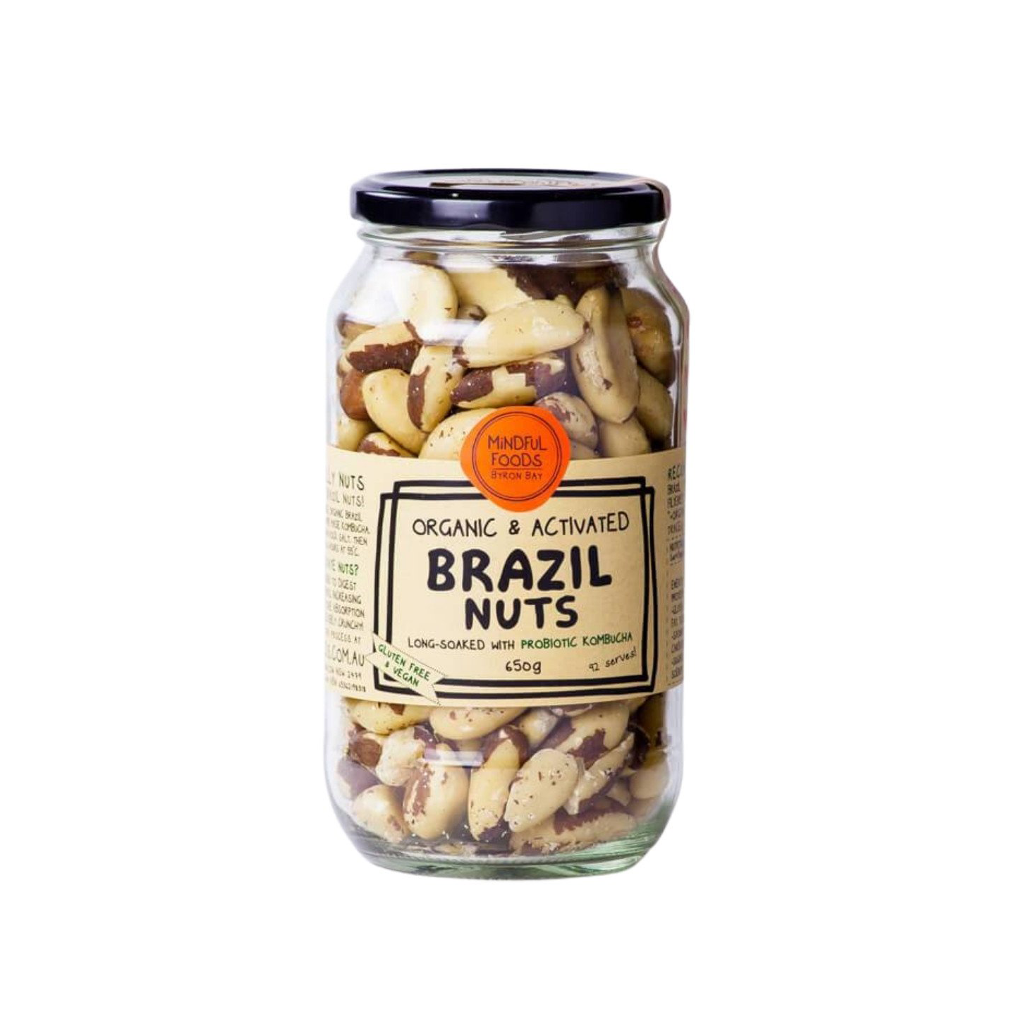 Mindful Foods Brazil Nuts 325g, 650g Or 1kg (Organic & Activated)