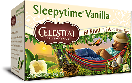 Celestial Seasonings Herbal Tea 20 Bags, Sleepytime Vanilla Caffeine Free