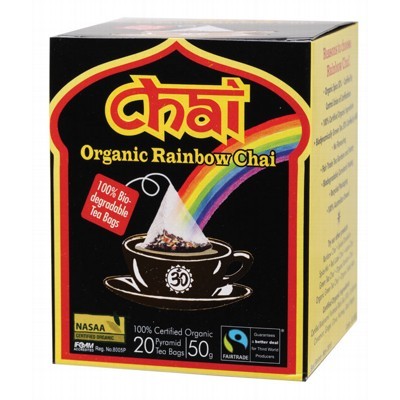 Chai Tea Organic Rainbow Chai 20 Tea Bags