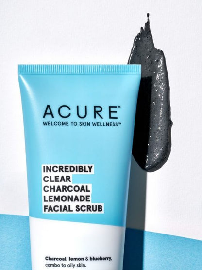 Acure Incredibly Clear Charcoal Facial Scrub 118ml