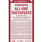 Dr Bronner's Fluoride Free All-One Toothpaste 140g, Cinnamon