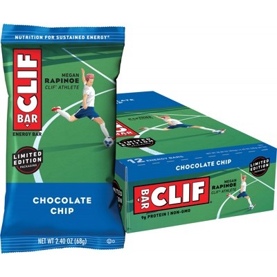 Clif Energy Bar, Chocolate Chip Single Bar (68g) Or A Box Of 12 Bars
