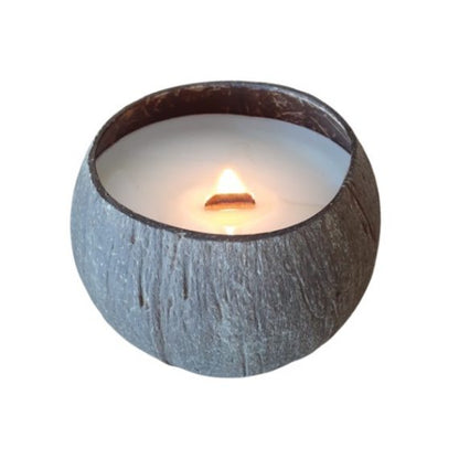 Eco Earth Coconut Soy Candle, Coconut Scent 100% Petroleum Free