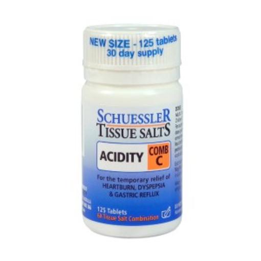 Martin & Pleasance Schuessler Tissues Combination C Acidity 125 Tablets