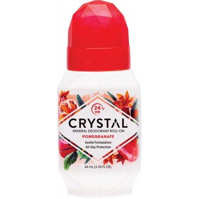 Crystal Deodorant Roll On 66ml Pomegranate