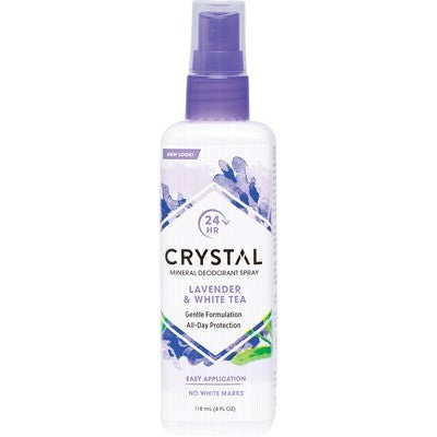 Crystal Deodorant Spray 118ml Lavender & White Tea