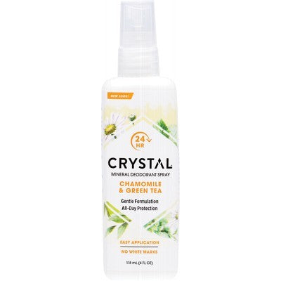 Crystal Deodorant Spray 118ml Chamomile & Green Tea