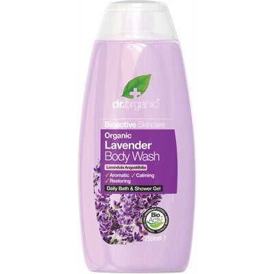 Dr Organic Body Wash 250ml, Lavender Organic