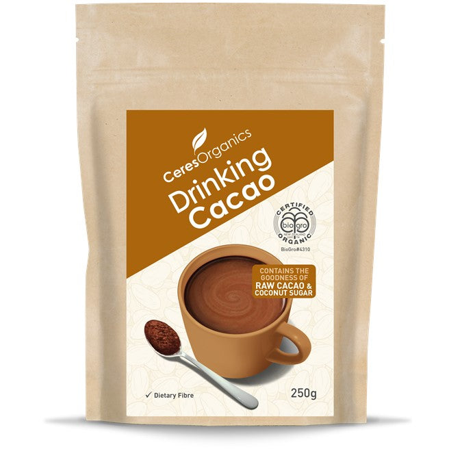 Ceres Organics Drinking Cacao 250g, Certified Organic