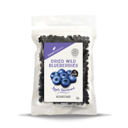 Ceres Organics Dried Wild Blueberries, 150g