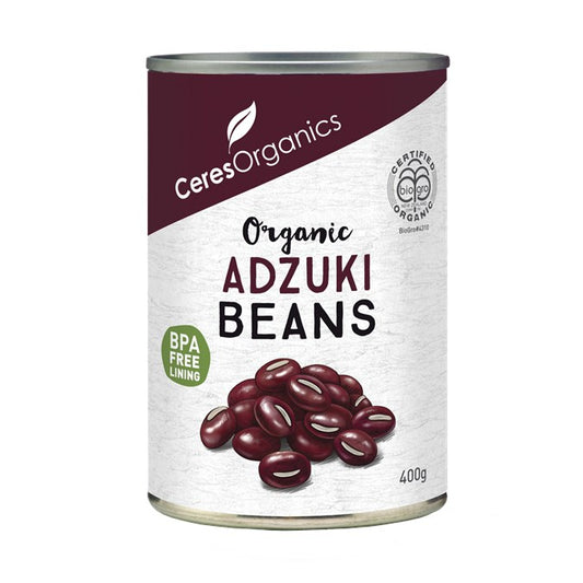 Ceres Organics Adzuki Beans 400g, Certified Organic & BPA Free Lining