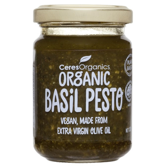 Ceres Organics Basil Pesto 130g, Vegan (Glass Jar) & Certified Organic