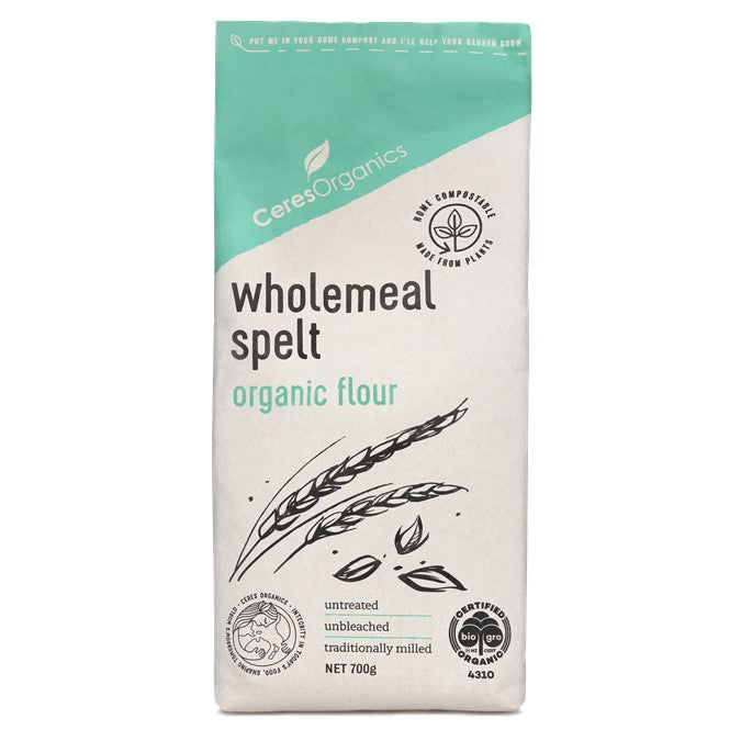 Ceres Organics Wholemeal Spelt Flour 700g