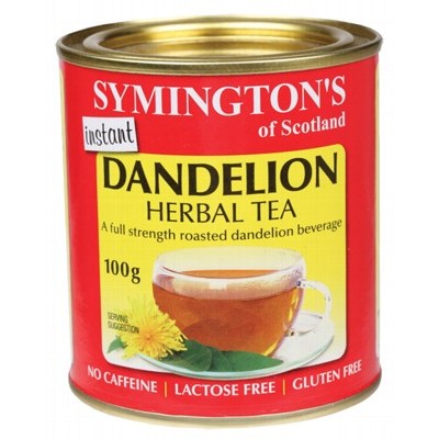 Symingtons Dandelion 100g, 250g Or 500g,  Instant Herbal Tea, Caffeine Free