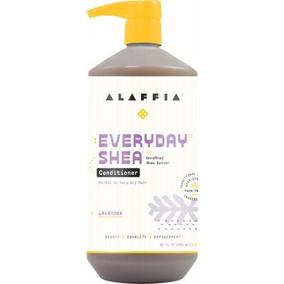 Alaffia Everyday Shea Conditioner 950ml, Lavender Fragrance