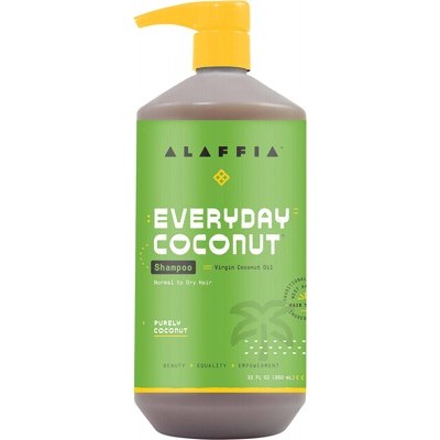 Alaffia Everyday Coconut Shampoo 950ml, Purely Coconut Fragrance