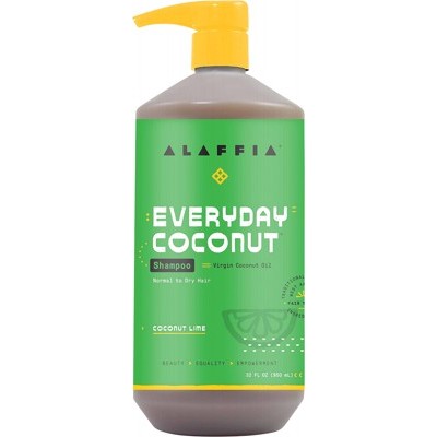 Alaffia Everyday Coconut Shampoo 950ml, Coconut Lime Fragrance