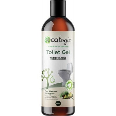 Ecologic Toilet Gel 500ml, Pine & Lemon Eucalyptus Fragrance