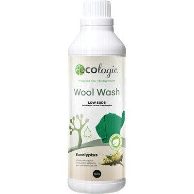 Ecologic Wool Wash 1L, Eucalyptus Fragrance